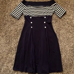 Retro 50s Navy dress